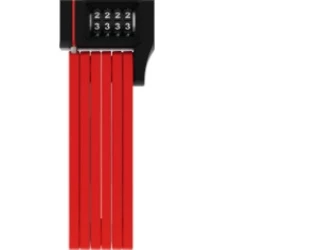 AB 87794  ABUS hajtogatható lakat számzárral uGrip BORDO 5700C/80, SH tartóval, piros