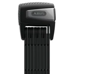 AB 61497  ABUS hajtogatható lakat riasztóval BORDO SmartX Alarm 6500A/110, kulcs nélküli rendszer, SH tartóval, távirányítóval, fekete